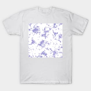 Lilac and white Storm - Tie-Dye Shibori Texture T-Shirt